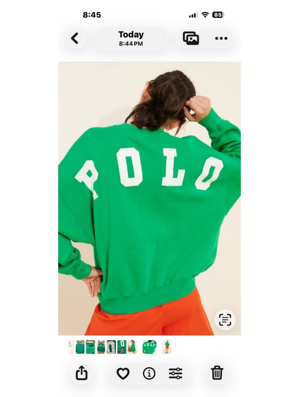 POLO RALPH LAUREN Artic Fleece Polo Crewneck Sweatshirt